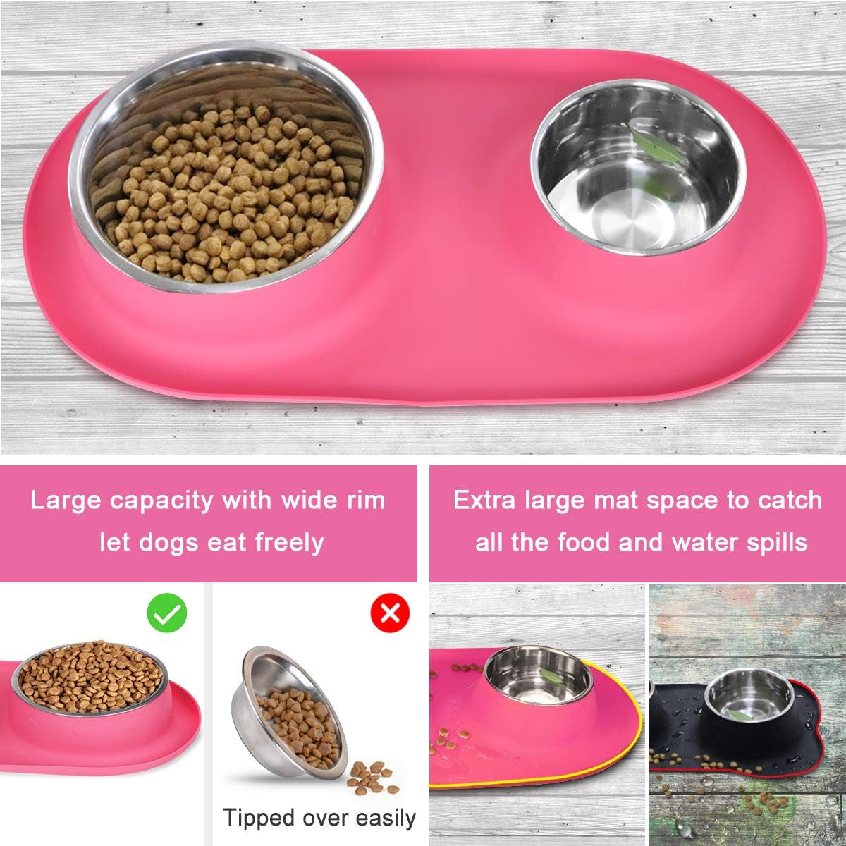 Enhance Your Pet's Mealtime with Our Soft Silicone Slow Feeder Insert – Perfect for All Dog Breeds!